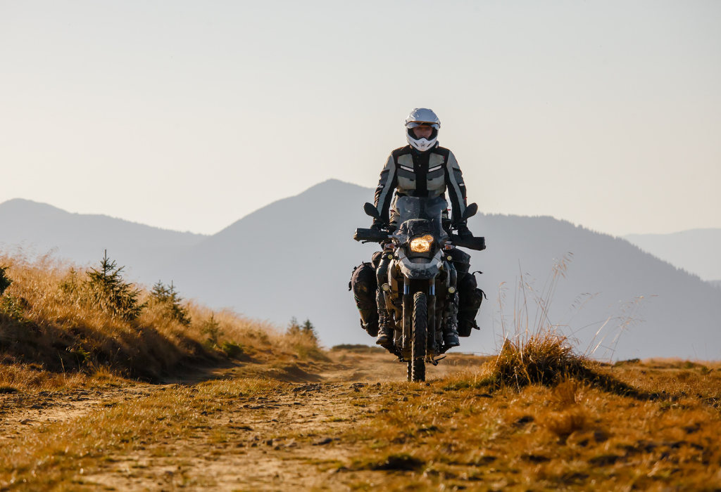 bike image with beautiful view